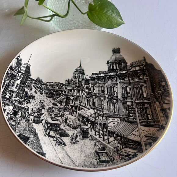 Gorham fine China USA Pasadena 1874 to 1974 dinner plate Carlos Diaz - Picture 1 of 7